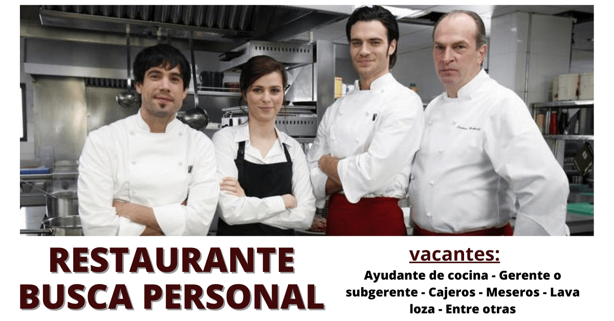 HOTEL REQUIERE PERSONAL PARA RESTAUTARANTE